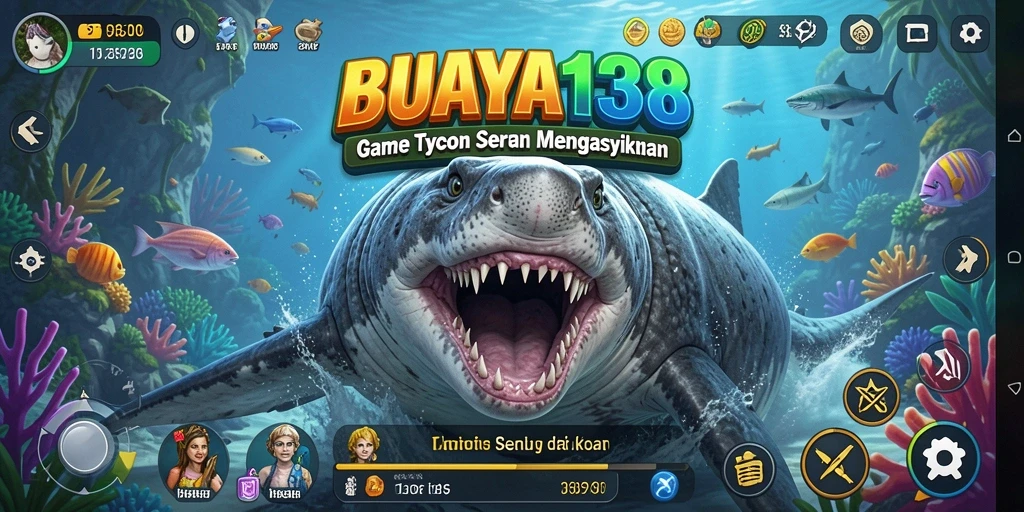 Tampilan gameplay menarik dan seru dari BUAYA138.