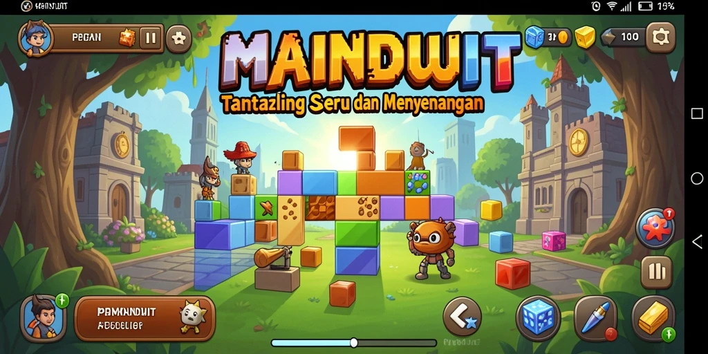 Gameplay seru MAINDUIT dengan puzzle menantang yang membuat ketagihan.
