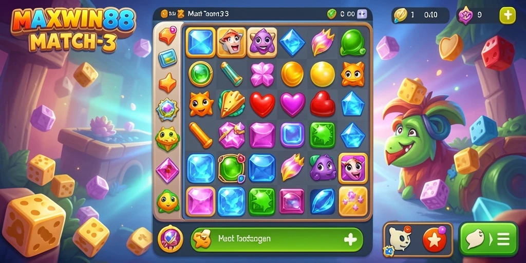 Tampilan gameplay seru di MAXWIN88 yang menantang pemain.