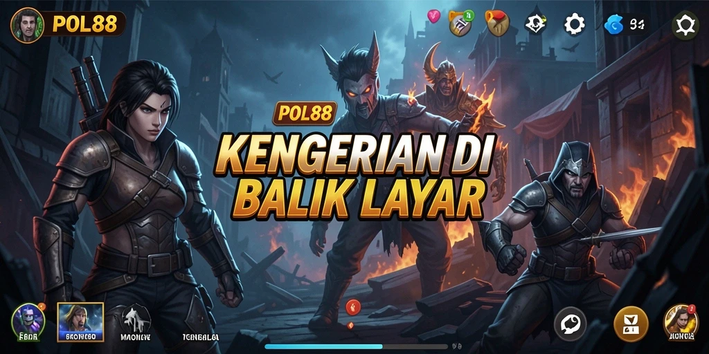 Screenshot gameplay POL88 yang menyeramkan dengan suasana mencekam.