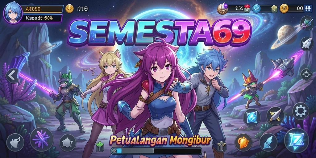 Tampilan menakjubkan dari gameplay SEMESTA69 yang penuh aksi.