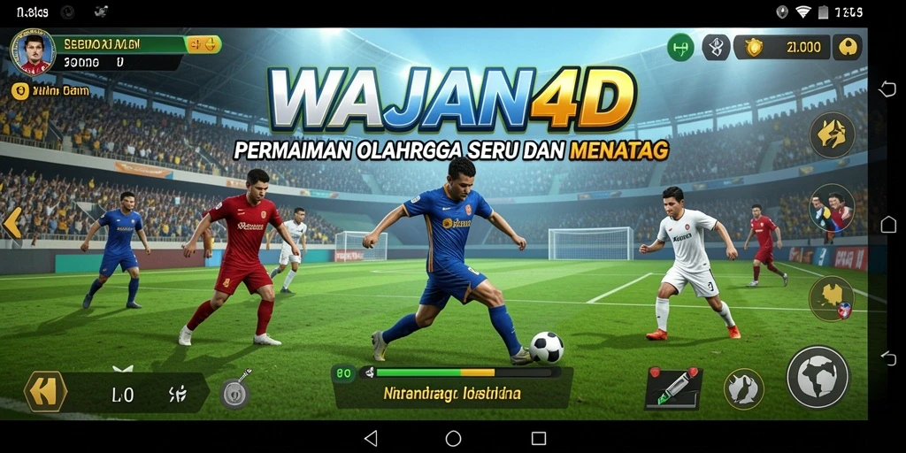 Tampilan gameplay WAJAN4D yang mendebarkan dan kompetitif.